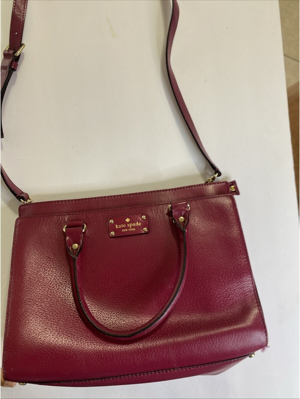 Kate Spade Wellesley Durham Raspberry Bag